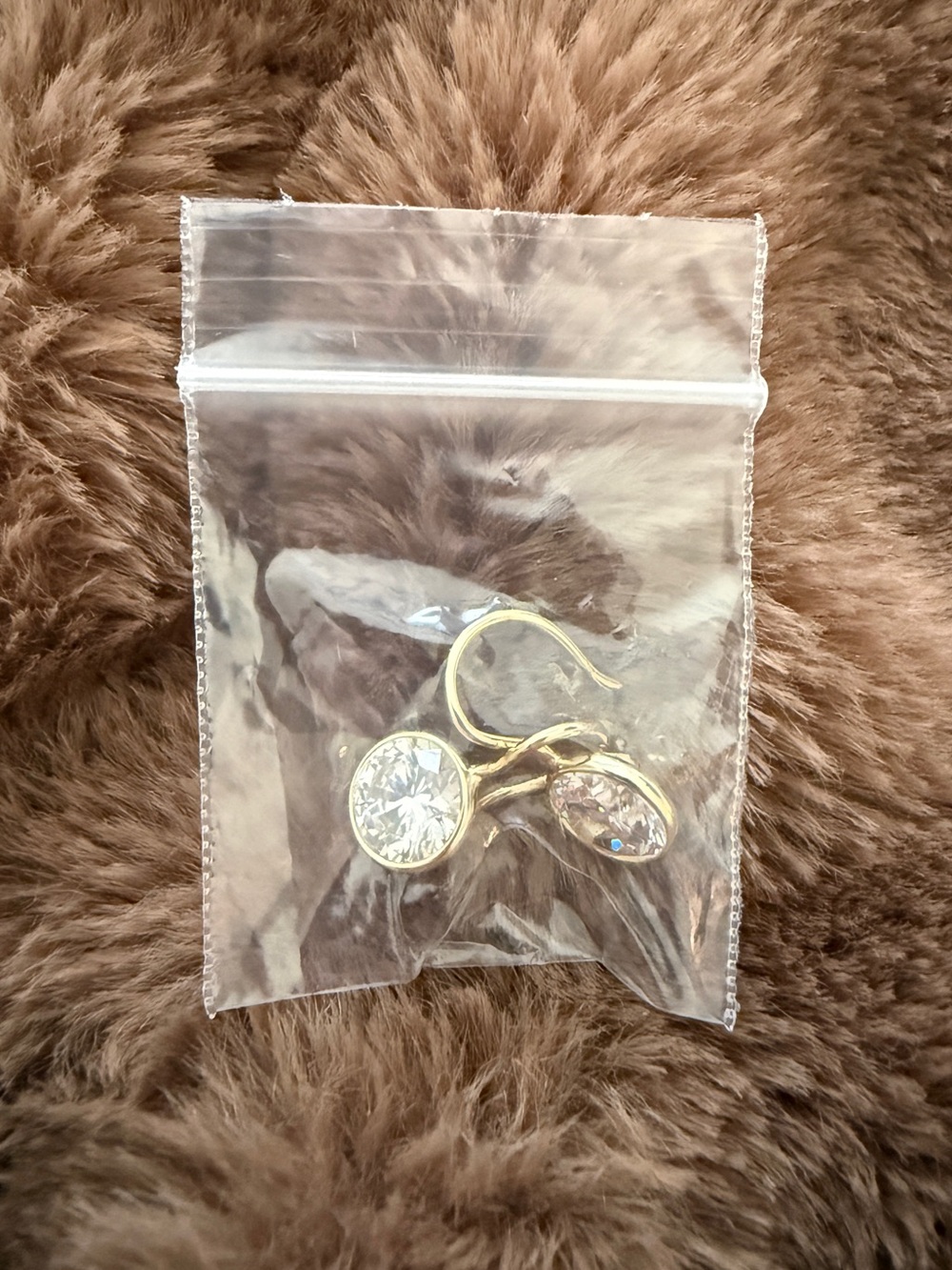 Shashi Bezel Drop Earring